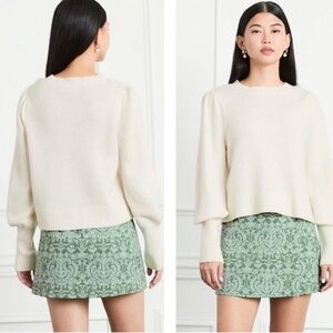 Hill House | The Sylvie Cropped Merino Wool Sweater